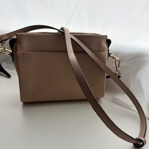 Small crossbody blush bag